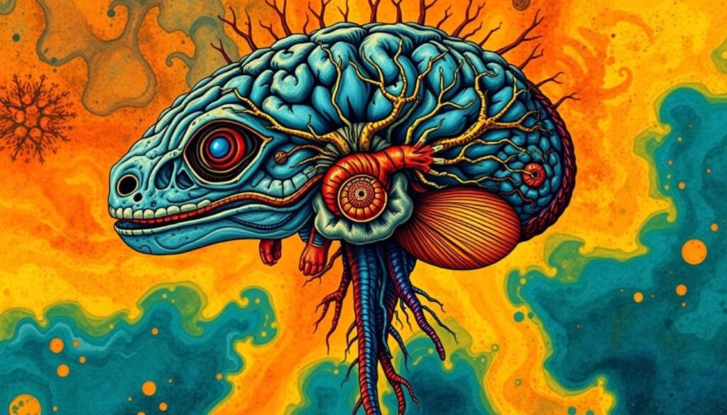 estructura cerebro reptiliano